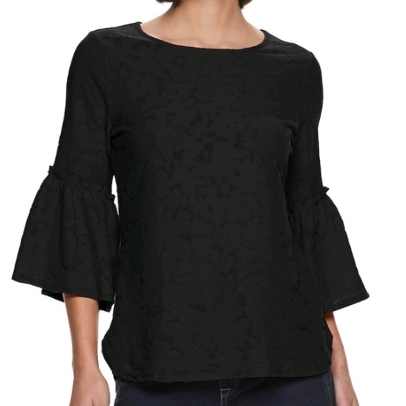 Apt. 9 Tops - NWT Apt. 9 Burnout Bell Sleeve Top